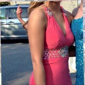 🌺SUPER CUTE CORAL SHORT PROM/SEMI DRESS🌺